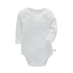 Lawadka 3-24M Cotton Bodysuit For Newborns Four Season Long Sleeve Infant Baby Girls Boys Clothes Jumpsuit Solid Baby's Rompers