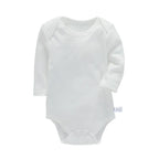 Lawadka 3-24M Cotton Bodysuit For Newborns Four Season Long Sleeve Infant Baby Girls Boys Clothes Jumpsuit Solid Baby's Rompers
