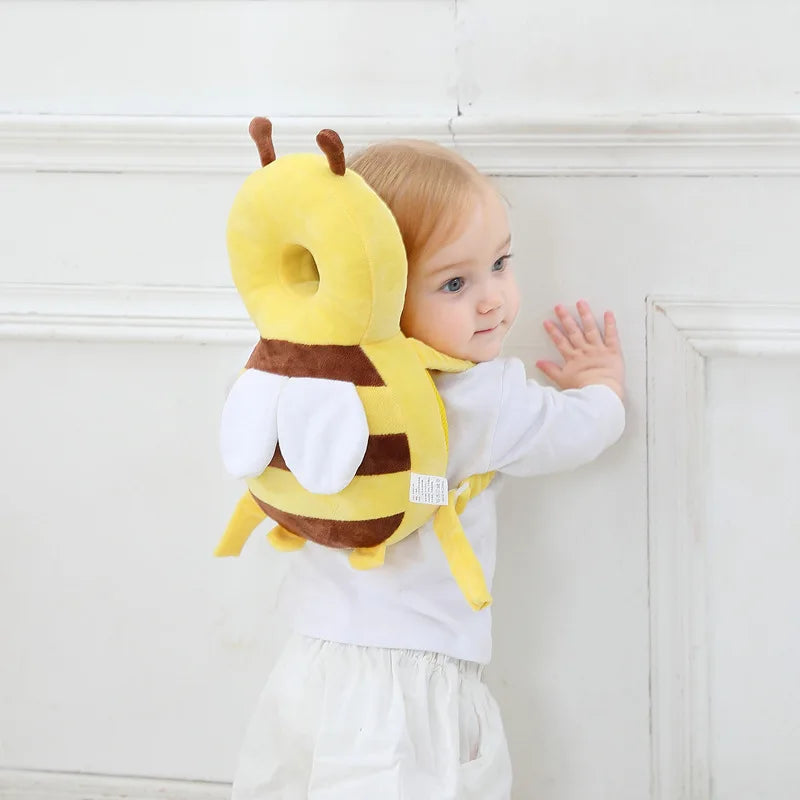 Cute Cartoon Baby Head Back Protector Kids Safe Protect Pillows Learn Walk Head Protector Cushion Anti Fall Backward Cap Carry