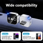 2026 Newly Upgraded Version Screen Mirroring 4-in-1 CarPlay Adapter Bluetooth Wireless Smart Plug-and-Play Car Adapter