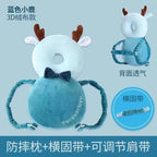Cute Cartoon Baby Head Back Protector Kids Safe Protect Pillows Learn Walk Head Protector Cushion Anti Fall Backward Cap Carry