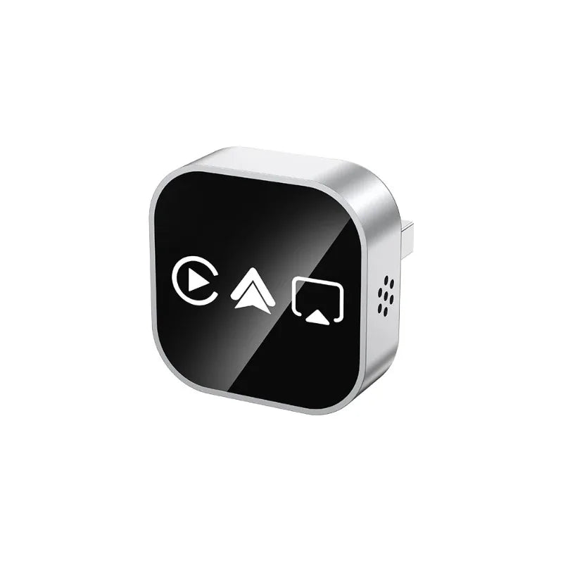 2026 Newly Upgraded Version Screen Mirroring 4-in-1 CarPlay Adapter Bluetooth Wireless Smart Plug-and-Play Car Adapter