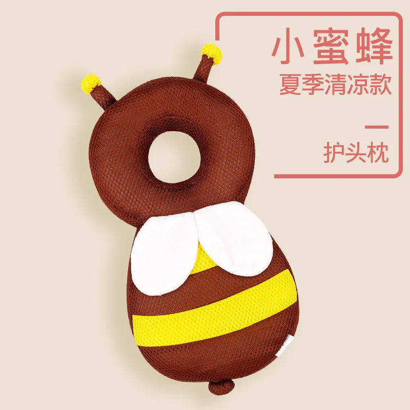 Cute Cartoon Baby Head Back Protector Kids Safe Protect Pillows Learn Walk Head Protector Cushion Anti Fall Backward Cap Carry